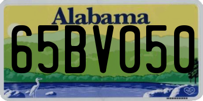 AL license plate 65BV050