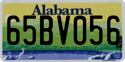 AL license plate 65BV056