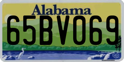 AL license plate 65BV069