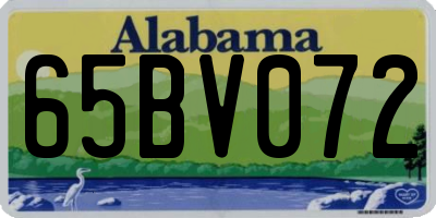 AL license plate 65BV072