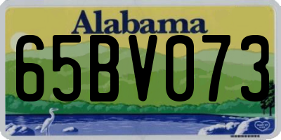AL license plate 65BV073