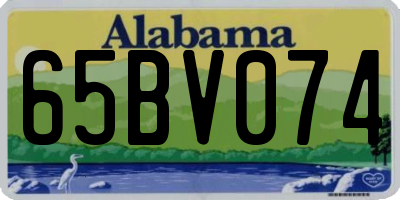 AL license plate 65BV074