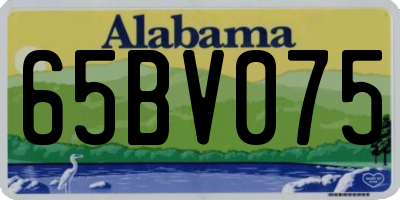AL license plate 65BV075