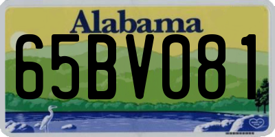 AL license plate 65BV081