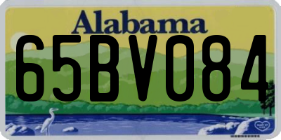 AL license plate 65BV084