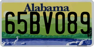 AL license plate 65BV089
