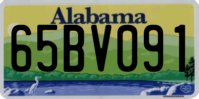 AL license plate 65BV091