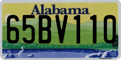 AL license plate 65BV110