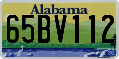 AL license plate 65BV112