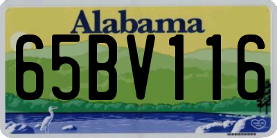 AL license plate 65BV116