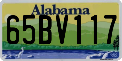 AL license plate 65BV117