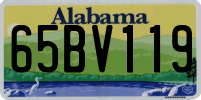AL license plate 65BV119