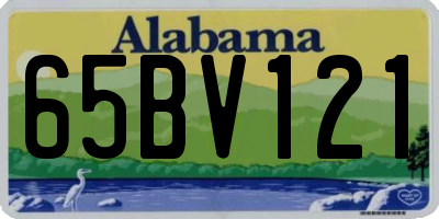 AL license plate 65BV121