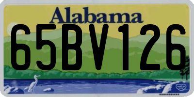 AL license plate 65BV126