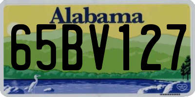 AL license plate 65BV127