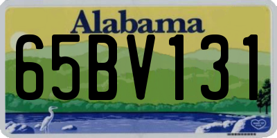 AL license plate 65BV131