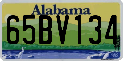AL license plate 65BV134