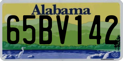AL license plate 65BV142