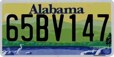 AL license plate 65BV147
