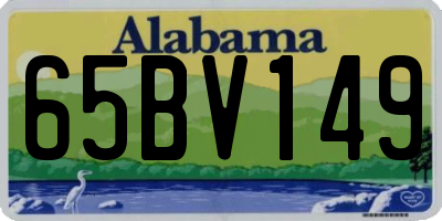 AL license plate 65BV149
