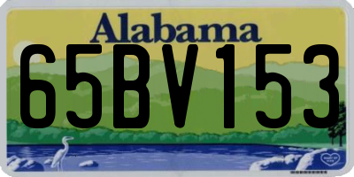 AL license plate 65BV153
