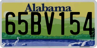 AL license plate 65BV154