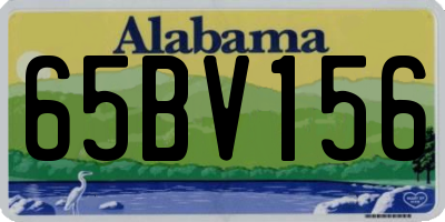AL license plate 65BV156
