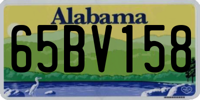 AL license plate 65BV158