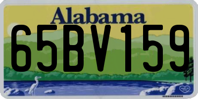 AL license plate 65BV159