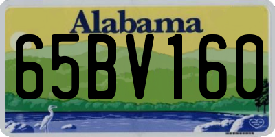 AL license plate 65BV160