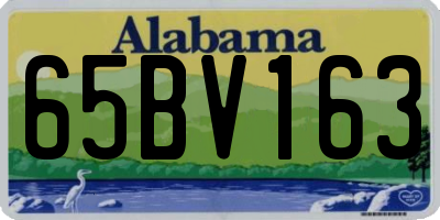 AL license plate 65BV163