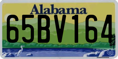 AL license plate 65BV164