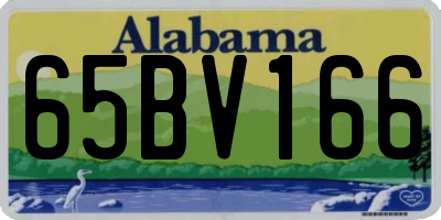 AL license plate 65BV166