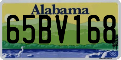 AL license plate 65BV168