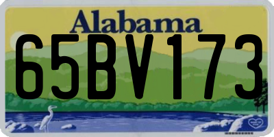 AL license plate 65BV173