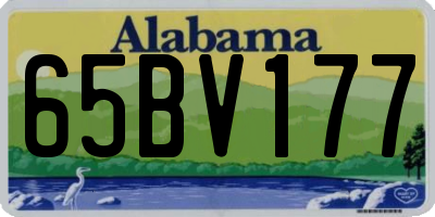 AL license plate 65BV177