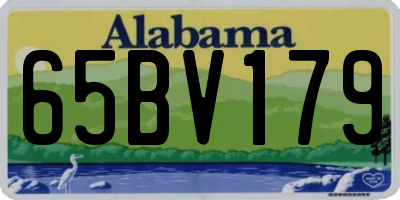 AL license plate 65BV179