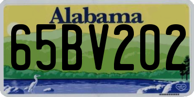AL license plate 65BV202