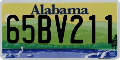 AL license plate 65BV211