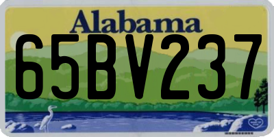 AL license plate 65BV237