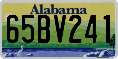 AL license plate 65BV241