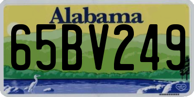 AL license plate 65BV249