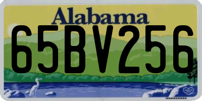AL license plate 65BV256