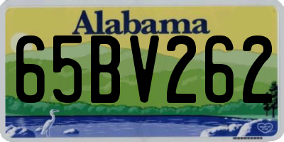 AL license plate 65BV262