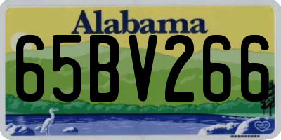 AL license plate 65BV266