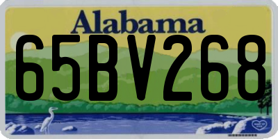 AL license plate 65BV268