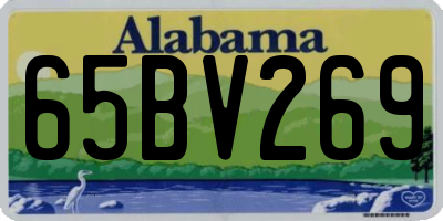 AL license plate 65BV269