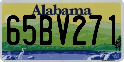 AL license plate 65BV271