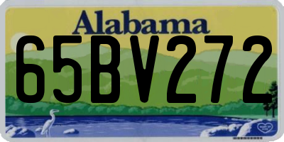 AL license plate 65BV272