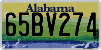 AL license plate 65BV274